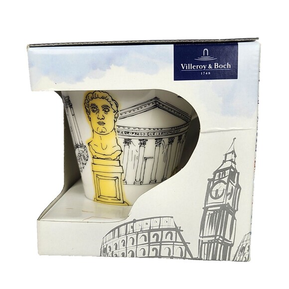 Rare Villeroy & Boch New Wave Caffe Cities Of The World Mug ROMA -NEW - Picture 3 of 8